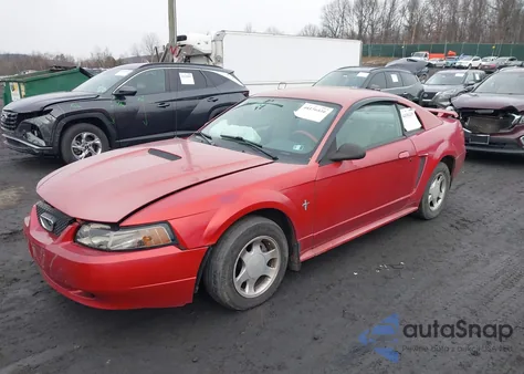 2001 Ford Mustang из США, поврежденный, VIN 1FAFP40401F193514